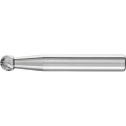 Fraise sur tige carbure forme sphérique 0605 3 6mm 6x5,4mm pferd