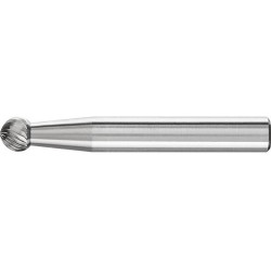 Fraise sur tige carbure forme sphérique 0605 5 6mm 6x5,4mm pferd