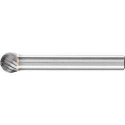 Fraise sur tige carbure forme sphérique 0807 3 6mm 8x7mm pferd