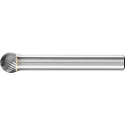 Fraise sur tige carbure forme sphérique 0807 5 6mm 8x7mm pferd