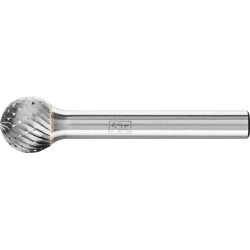 Fraise sur tige carbure forme sphérique 1210 3plus 6mm 12x10mm pferd