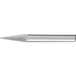 Fraise sur tige carbure forme conique bout pointu 0618 3 6mm 6x18mm pferd