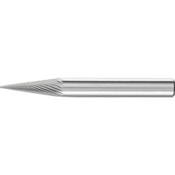 Fraise sur tige carbure forme conique bout pointu 0618 5 6mm 6x18mm pferd