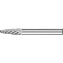 Fraise sur tige carbure forme ogive bout rond 0618 3 6mm 6x18mm pferd