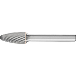Fraise sur tige carbure forme ogive bout rond 1020 3 6mm 10x20mm pferd