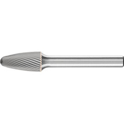 Fraise sur tige carbure forme ogive bout rond 1020 5 6mm 10x20mm pferd