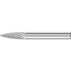 Fraise sur tige carbure forme ogive bout pointu 0618 3 6mm 6x18mm pferd