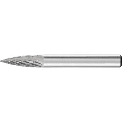 Fraise sur tige carbure forme ogive bout pointu 0618 3plus 6mm 6x18mm pferd