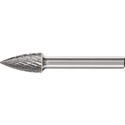 Fraise sur tige carbure forme ogive bout pointu 1020 3plus 6mm 10x20mm pferd