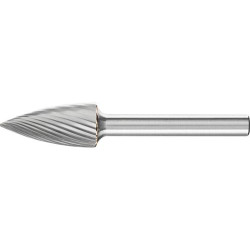 Fraise sur tige carbure forme ogive bout pointu 1225 3 6mm 12x25mm pferd