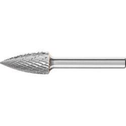 Fraise sur tige carbure f orme ogive bout pointu 12 25 3plus 6mm 12x25mm pfer d