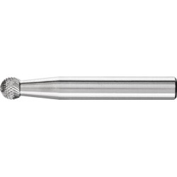 Fraise sur tige carb form e sphér. 0605 micro 6mm 6 x5mm pferd