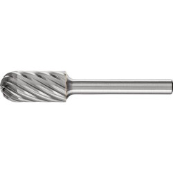 Fraise sur tige carbure f orme cyl. bout arrondi 12 25 inox 6mm 12x25mm pferd