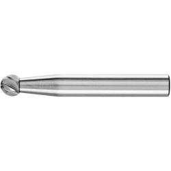 Fraise sur tige carbure f orme sphérique 0605 inox 6mm 6x5,4mm pferd