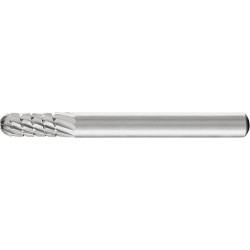 Fraise sur tige hss forme cyl. bout arrondi c 0616 3 6mm 6x16mm pferd