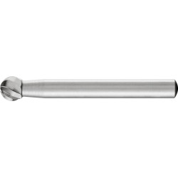 Fraise sur tige hss forme sphérique f 0807 1 6mm 8x7mm pferd