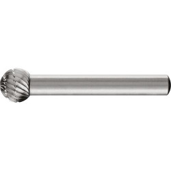 Fraise sur tige hss forme sphérique f 1009 3 6mm 10x9mm pferd