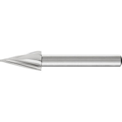 Fraise sur tige hss forme conique bout pointu g 1020 1 6mm 10x20mm pferd