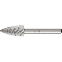 Fraise sur tige hss forme ogive bout pointu k 1225 3 6mm 12x25mm pferd