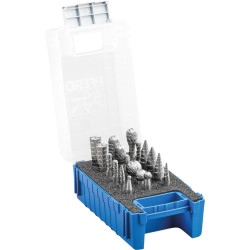 Jeu de fraises sur tige h ss 3 6mm 18 pièces pferd