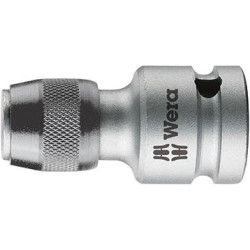 Adaptateur d'embouts à changement rapide 1/2 pour embouts 5/16 50mm wera