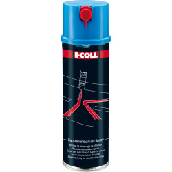 Spray de marquage pour chantier aérosol 500ml bleu e-coll