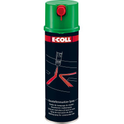 Spray de marquage pour ch antier aérosol 500ml vert e-coll