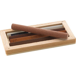 Jeu de pierres a aiguiser 5 pieces müller