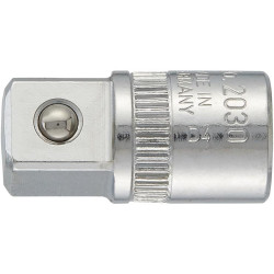 Augmentateur carré femelle 1/4 vers carré mâle 3/8 gedore