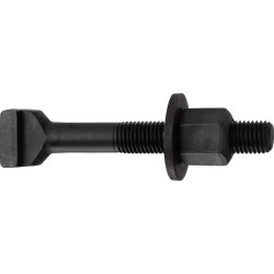 Boulon forgé en t din787 m16x18x160mm complet format