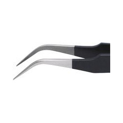 Brucelles esd forme croissant 120mm noir knipex