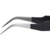 Brucelles esd forme croissant 120mm noir knipex