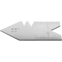 Calibre d'affûtage pour outils à fileter 60° format