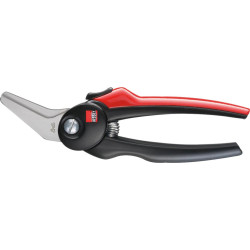 Cisaille mixte coudée avec manche bicomposant 190mm erdi