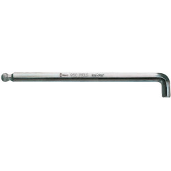Cle male coudee six pans femelle courte 3x mm wera