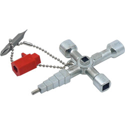 Clé d'armoire de distribution profi key profi key s+b