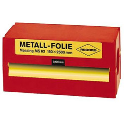 Feuille clinquant acier inox 150x2500x0,200mm record
