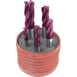 Jeu de fraises d'ébauches courtes din844 hsse-pm tialn 5 pièces 6-16mm format