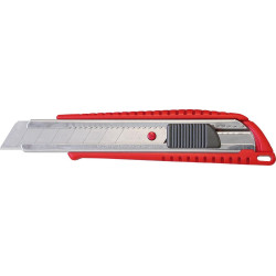Cutter avec bouton-poussoir 18mm format