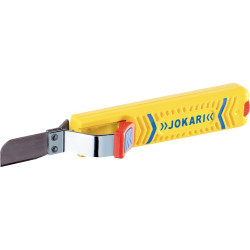 Couteau d'électricien secura 28g avec lame droite 8-28mm2 jokari