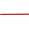 Crayon de charpentier 333 ovale rouge 30cm lyra