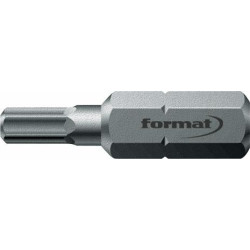 Embout tenace 1/4 din3126c6,3 six pans femelle 3x25mm format