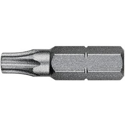 Embout avec alésage 1/4 din3126c6,3 t27x25mm format