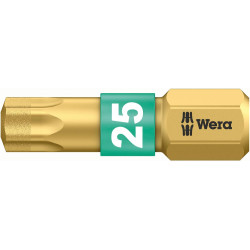 Embout diamant 1/4 din3126c6,3 t25x25mm wera