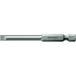Embout tenace 1/4 din3126e6,3 plat 5,5x1x89mm format